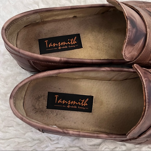 Tansmith brown leather loafers, size 12 main image 8